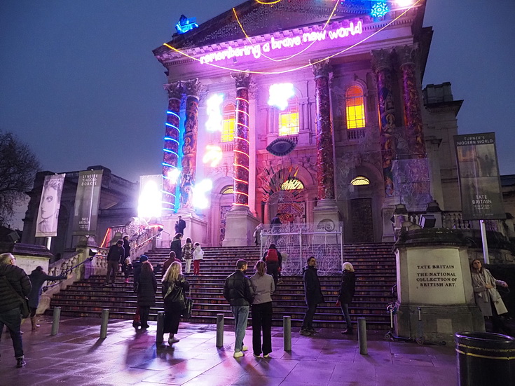 The incredible Tate Britain light installation celebrating Diwali - in photos