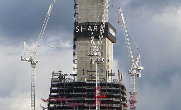 The London Shard reaches for the sky