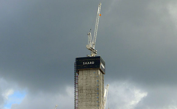 The London Shard reaches for the sky