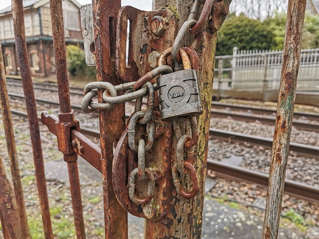 In photos: an unexpected stop at Thetford railway station, as storm-felled trees blocked the route 