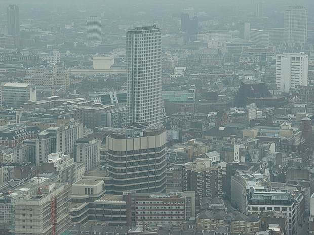 London history - a trip up the BT Tower 15 years ago, March 2004
