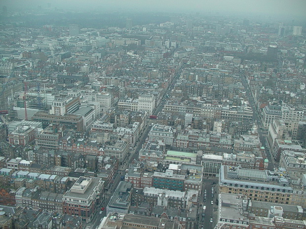 London history - a trip up the BT Tower 15 years ago, March 2004