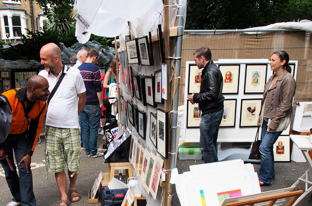 Urban Art Fair 2012, Josephine Avenue. Brixton, London SW2 15th July 2012