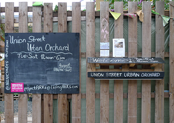 Urban Orchard, 100 Union Street, London SE1 part of London Festival of Architecture