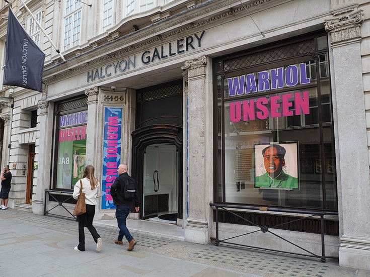Andy Warhol Unseen at the Halycon Gallery, New Bond Street, London