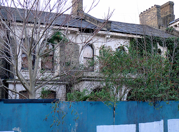 Abandoned Victorian mansions, Windsor Walk, Denmark Hill SE5