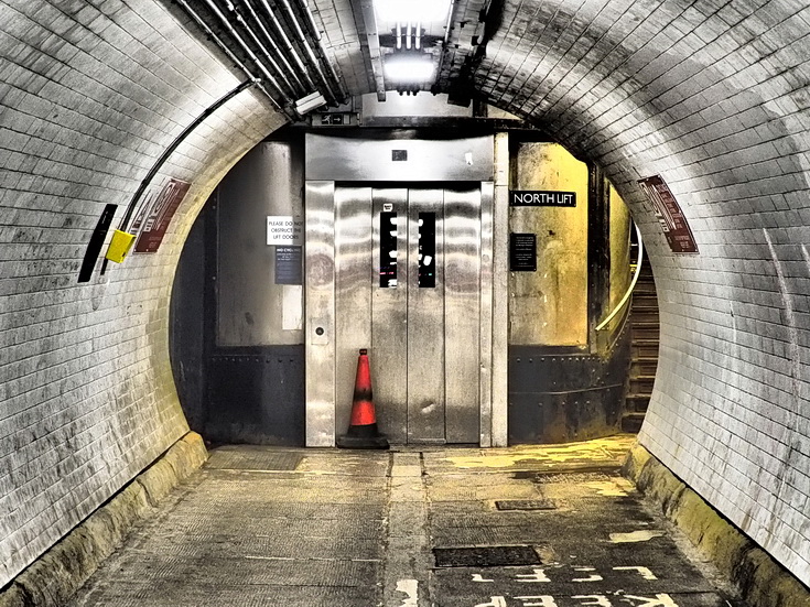 In photos: A walk under the River Thames in the Woolwich Foot Tunnel