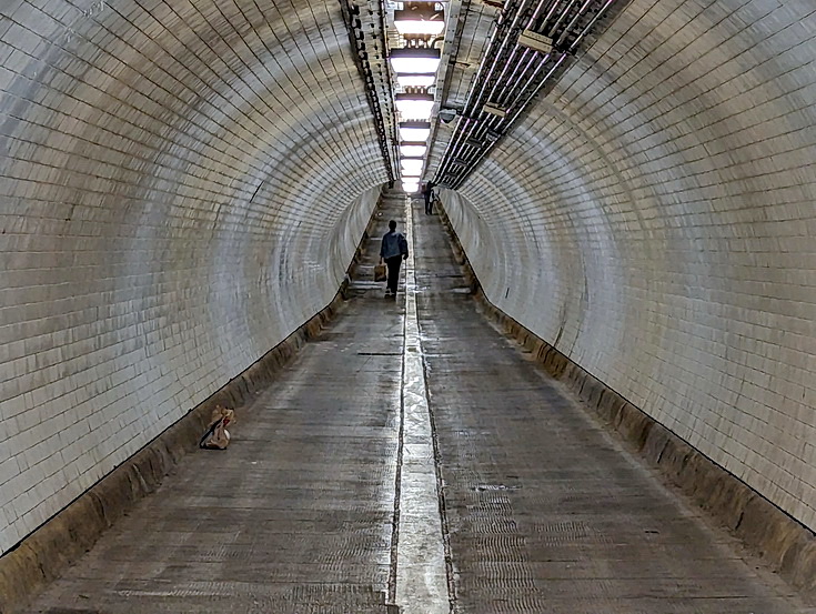 In photos: A walk under the River Thames in the Woolwich Foot Tunnel