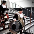 Pic of the day: Bagpipes and big drum, South bank, London Seen by the Festival Hall on London’s South Bank today. It has to be said that the authentic, tartan-tastic, sporran-flapping ‘Hoots Mon! ‘ Scottish illusion was slightly shattered when the...