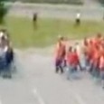 This video is hilarious. The clueless American commentator seems to think that a massive mob of Welsh ‘soccer’ fans have somehow transported themselves into a Russian stadium parking lot. SUDDENLY...