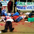 NHS blood-spilling direct action at Charing Cross – photos With Friday, April 1st being ‘All Together for the NHS Day‘ actions are taking place all across the UK to raise awareness about and protest against the Health and Social...