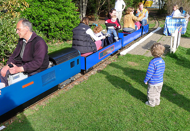 Brockwell Park Miniature Railway roars into action in south London