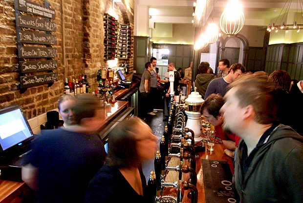 Crown & Anchor launches in a real ale frenzy, Brixton Road, Brixton