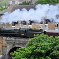 Arriving a little earlier in Brixton than expected (so I missed its approach) was this chartered steam-hauled train, hauled by BR standard class 7 70000 Britannia.