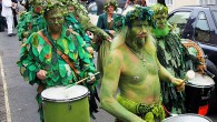 Hastings Jack In The Green Procession 2012: marching green men, morris dancers and drummers galore I love mad stuff like this. Every Mayday bank holiday weekend, the south coast town of Hastings turns into a place for mass Pagan celebrations, with a series of traditional...
