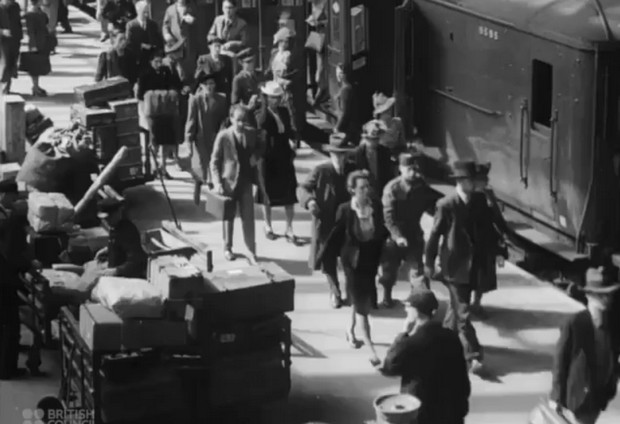 Wartime Waterloo station shown off in British Council short film