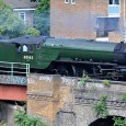 Summer’s finally arrived over the rain-drenched plains of sarf London, and today a mighty steam engine coud be heard powering its way across the rooftops.