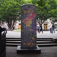 To celebrate the 25th anniversary of the charity ChildLine, BT have commissioned artists and designers to turn their talents to the iconic red telephone box as part of the BT Artbox project.