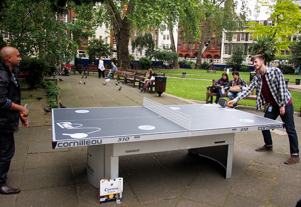 More tennis tables appear in London public parks thanks to Ping!
