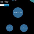 A website developer has created an innovative map  showing off the biggest websites from around the world, with each one being represented by a star. And urban75 is twinkling in the heavens!