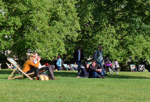 Last rays of summer, Green Park, London