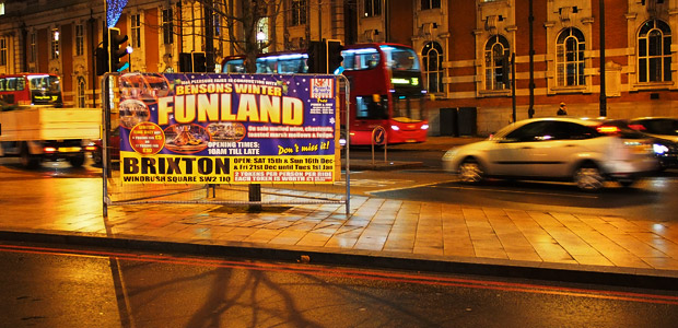 Bensons Winter Funland, Windrush Square, Brixton