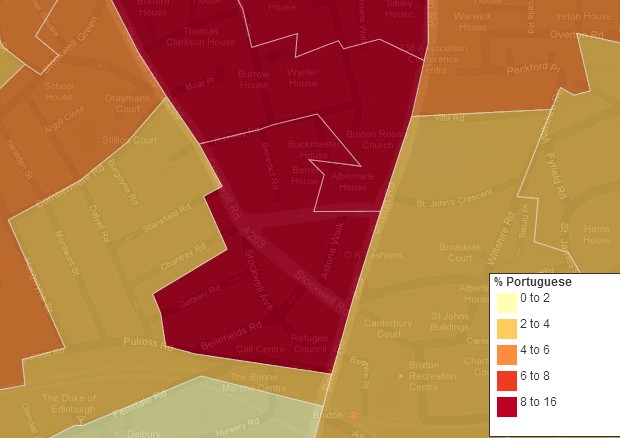 The spoken languages of Brixton and the UK mapped on a fascinating interactive guide