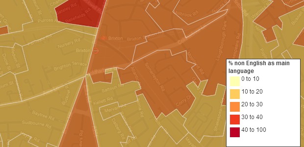 The spoken languages of Brixton and the UK mapped on a fascinating interactive guide