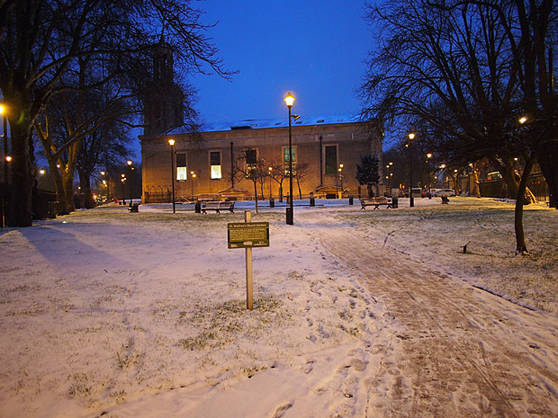 A walk around the snowy streets of Brixton, January 2013