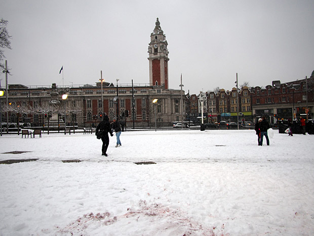 Brixton snow and snowmen, Windrush Square, Loughborough Park and Coldharbour Lane-07