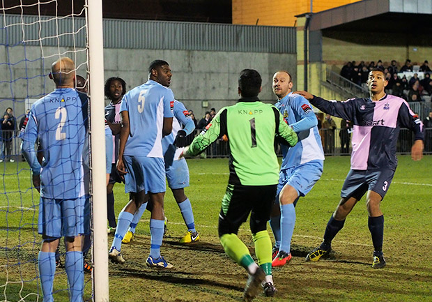 Dulwich Hamlet 1 Maidstone Utd 1 - honours even in top of the table clash, 26th March 2013