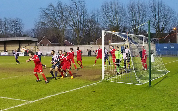 Promotion is a heartbeat away as Dulwich Hamlet beat Crawley Down Gatwick 3-1