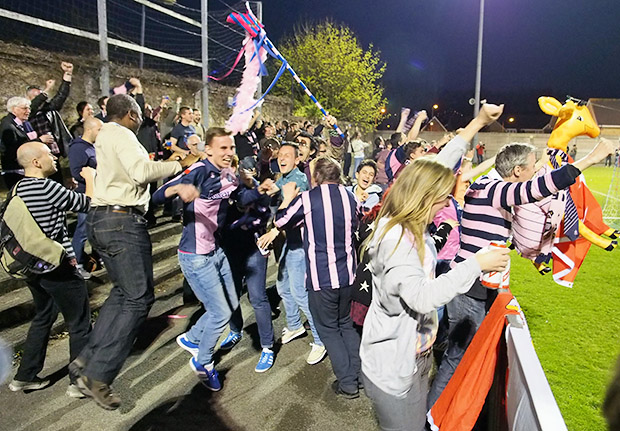 Promotion is a heartbeat away as Dulwich Hamlet beat Crawley Down Gatwick 3-1