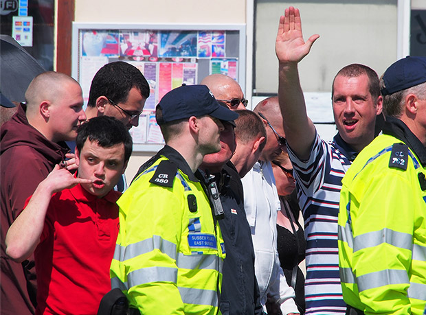 Brighton EDL march caption competition
