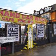 Located outside the JAMM venue on Brixton Road is the Hand Car Wash & Cafe, as advertised by two well seasoned plastic banners.