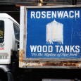 I loved the design on this truck supplying parts for Rosenwach Wood Tanks in New York. Now the last company making water tanks in New York City, Rosenwach have been in business since 1865,...
