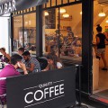 A caffeinated treat at Nude Espresso in Soho Square 