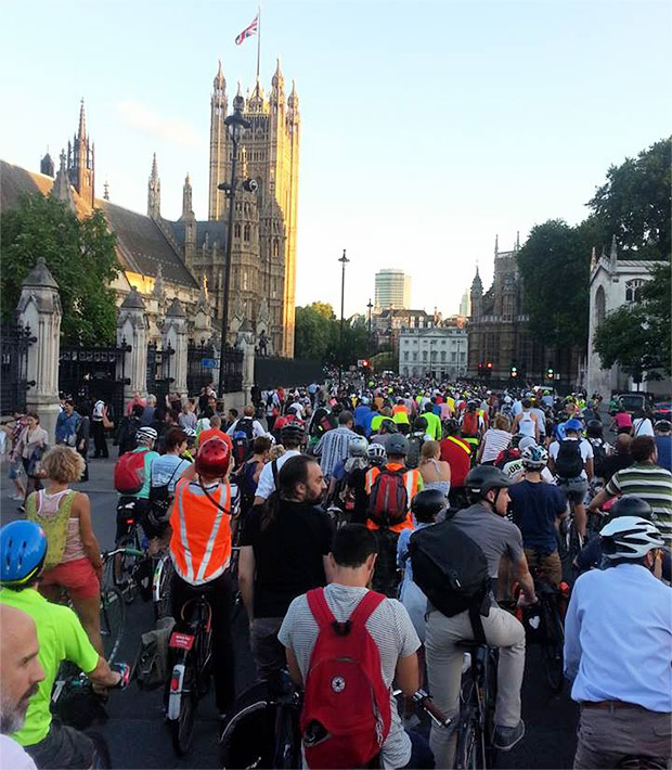 London Cycling Campaign's 'Space for Cycling' demo - photo report