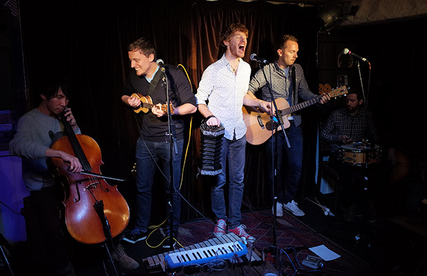 The Lost Cavalry play the delightful Harrisons folk night in central London