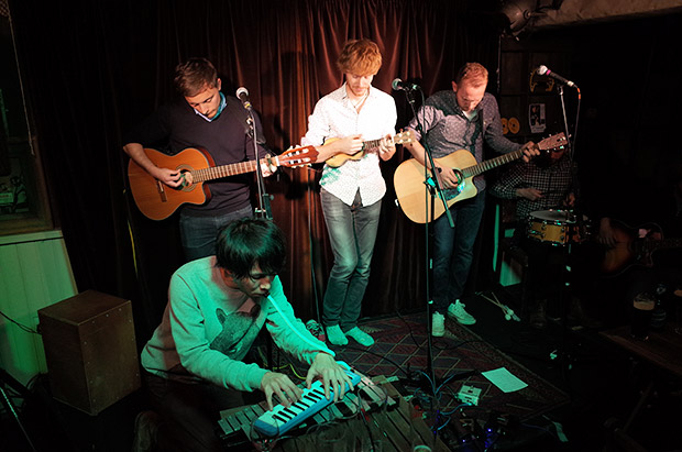 The Lost Cavalry play the delightful Harrisons folk night in central London