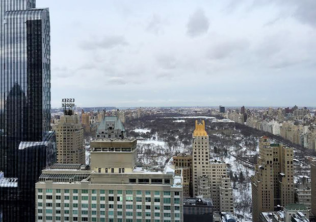 Photos of the snow-covered deserted streets of New York in the wake of Winter Storm Juno