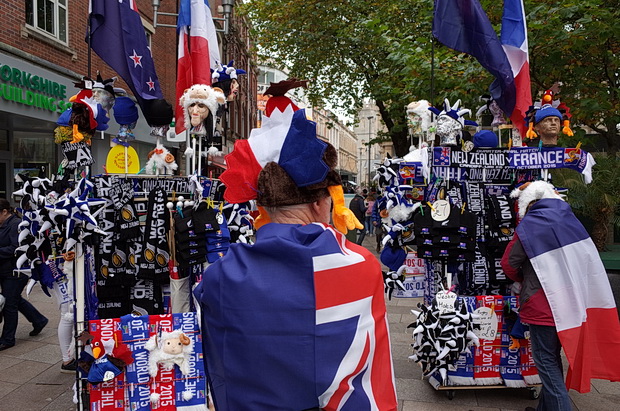 When the flags fly in Cardiff - street scenes from the Rugby World Cup 2015