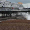A wet and windy afternoon on Brighton's seafront, Autumn 2015