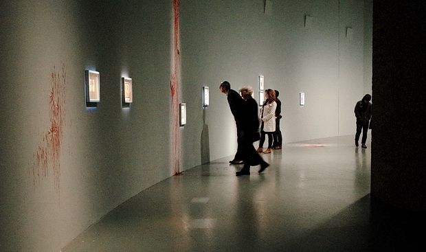 In photos: Imran Qureshi - Where the Shadows are so Deep, The Curve, Barbican