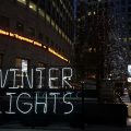 Winter Lights festival in Canary Wharf: crowds, selfies galore and disappointment