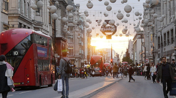 FFS: Christmas decorations go up in London's Oxford Circus at the beginning of OCTOBER!