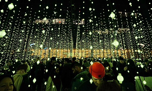 In photos: Winter Lights festival at Canary Wharf, London, January 2019