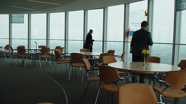 In photos - a trip to the top of the BT Tower in March 2004