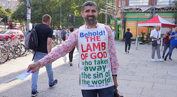 In photos: The street preacher of Shepherd's Bush, west London