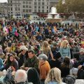 In photos: Extinction Rebellion activists defy protest ban and pack out Trafalgar Square, 16th Oct 2019